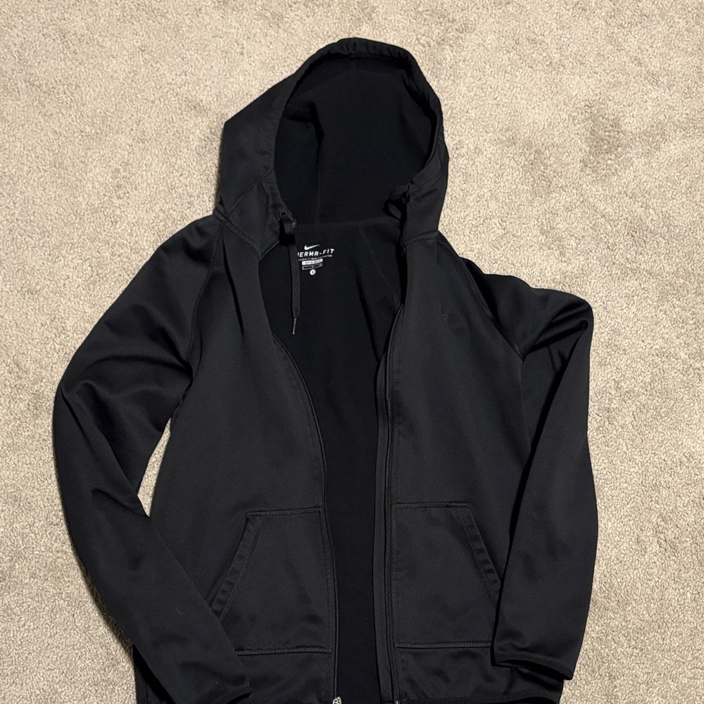 Nike Black Zip-Up Hoodie